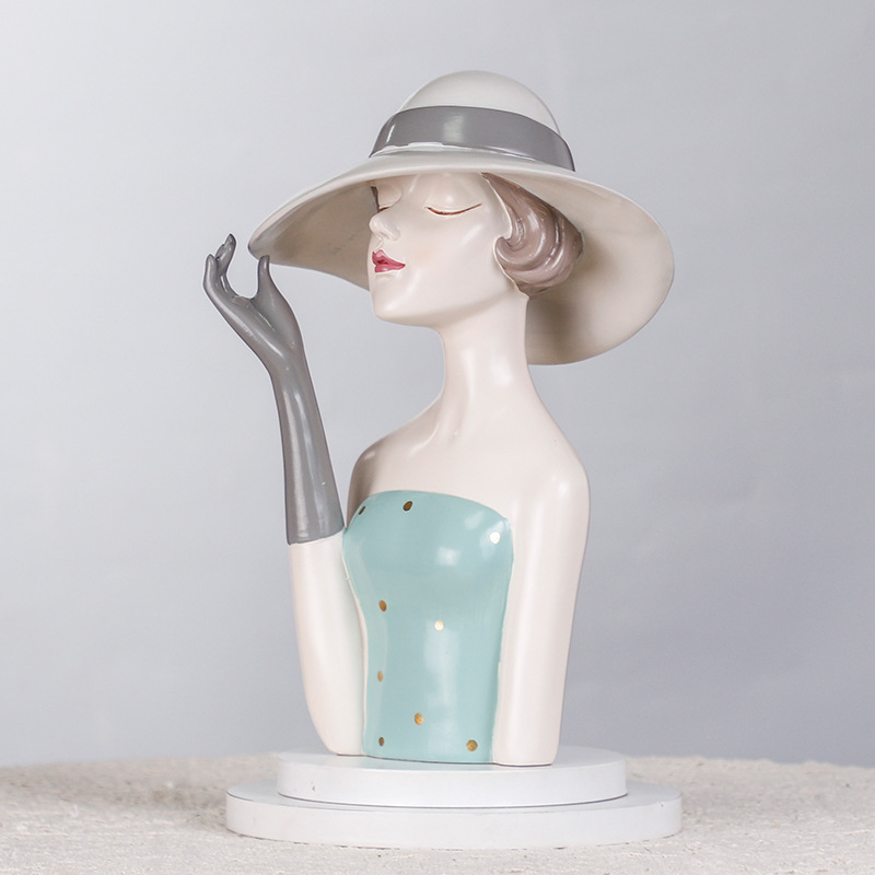 Resin Art Instagram - Patung Gadis Gaya Instagram - Dekorasi