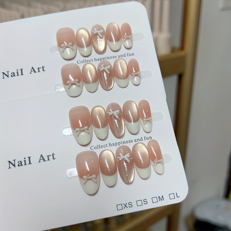 Resin Art Decor - 10 Buah Kuku Palsu Buatan Tangan