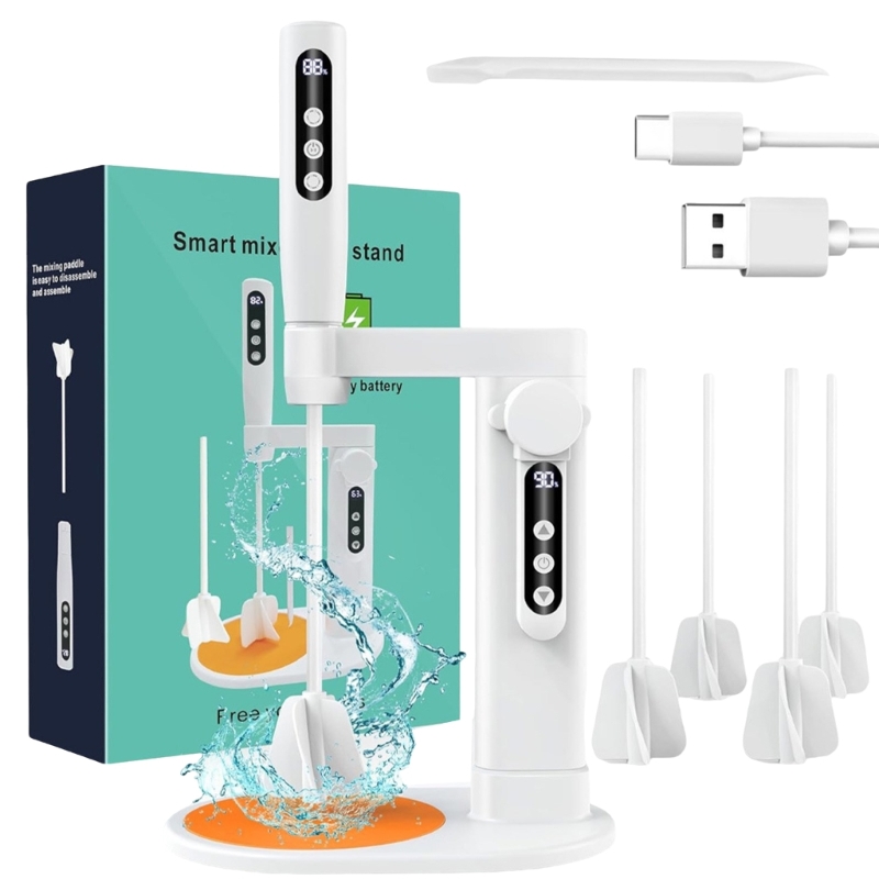 Resin Art Machine - Mixer Epoksi Portabel dengan 5 Desain