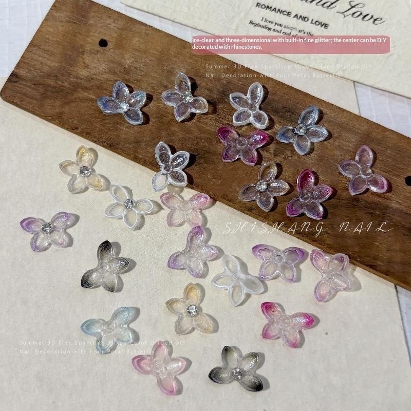 Resin Art Using Flowers - 30Pcs/bag Hiasan Kuku 3D Glitter Resin