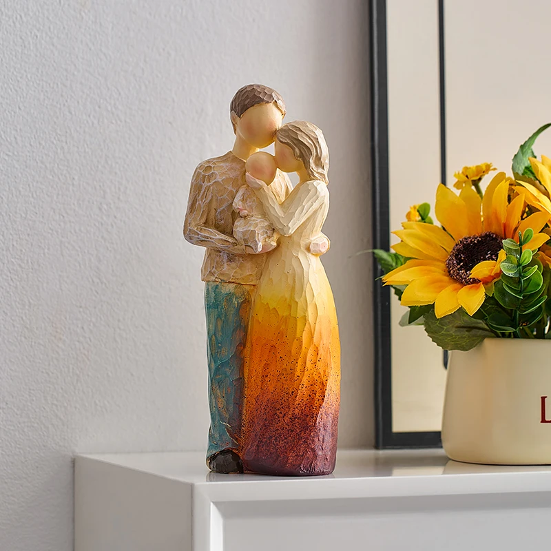 Resin Art Instagram - Ornamen seni karakter abstrak gaya Instagram
