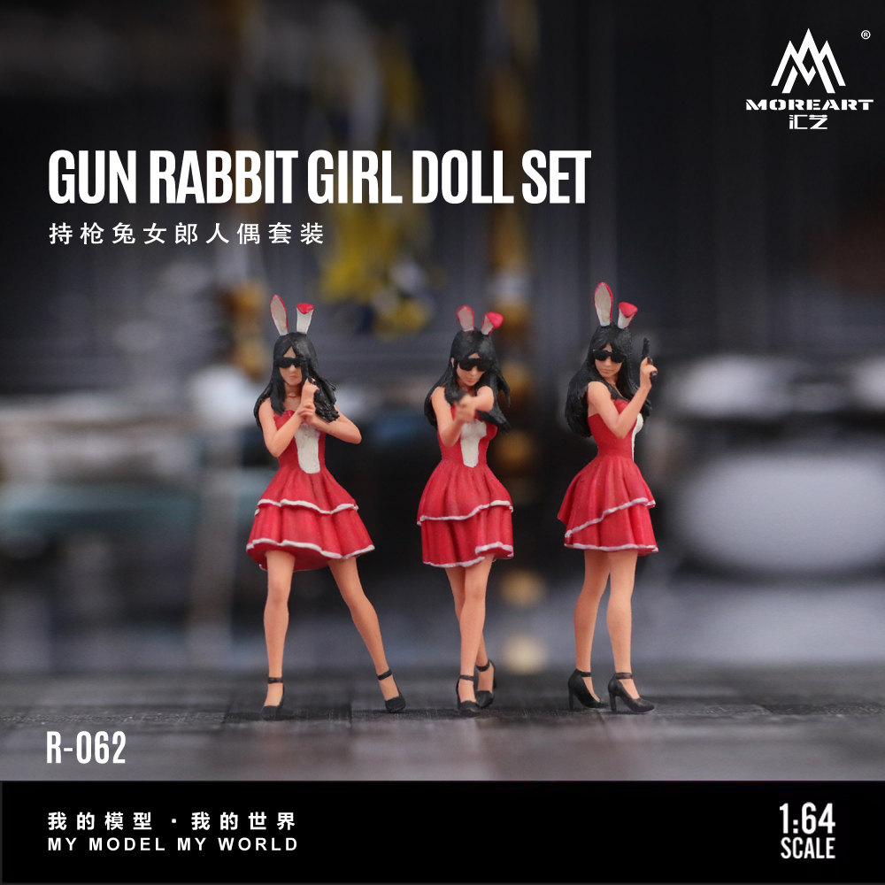 Resin Art Decor - More Art 1:64 Set Boneka Model