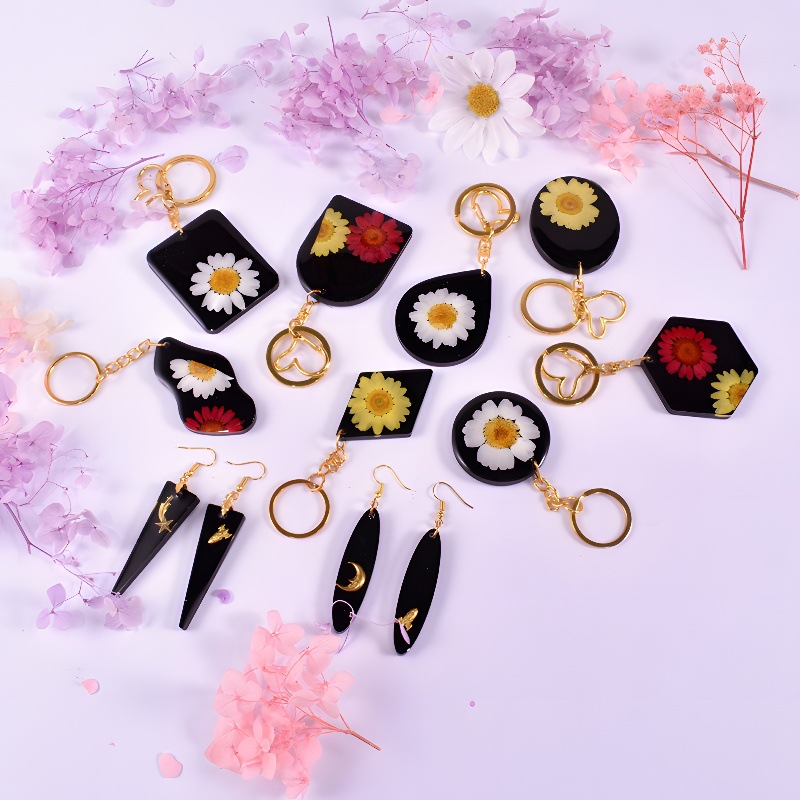 Anting Liontin Silikon Cetakan - Resin Art Work ulasan dan harga