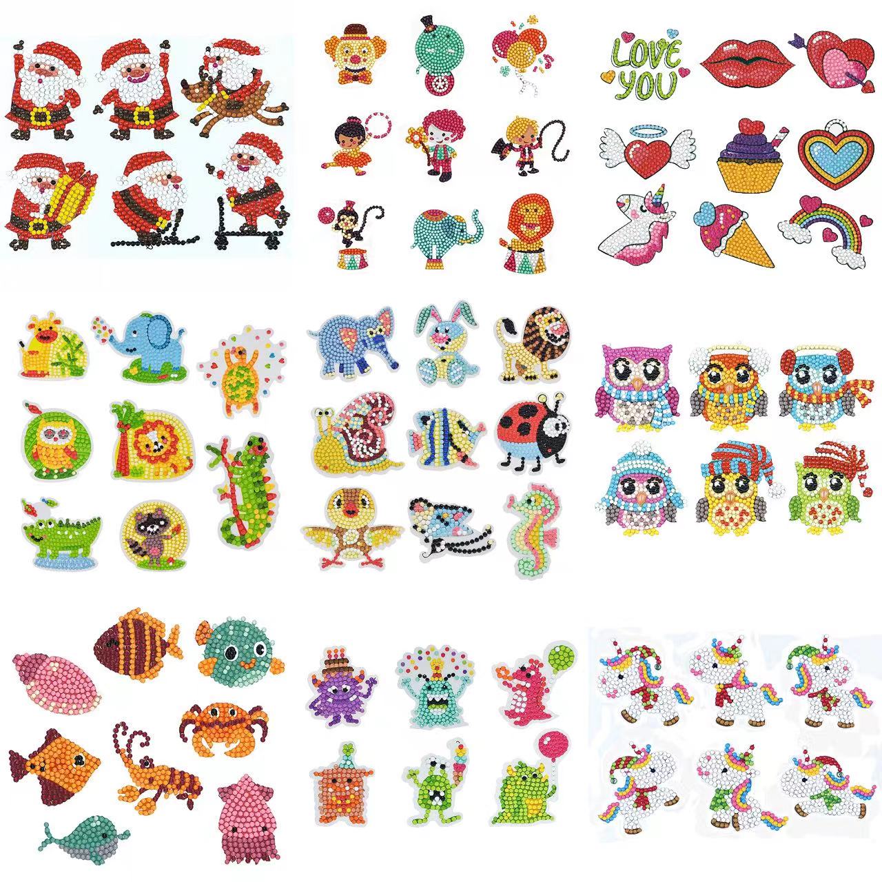 Stiker lukisan berlian 5D DIY  - Resin Art Diy ulasan dan harga