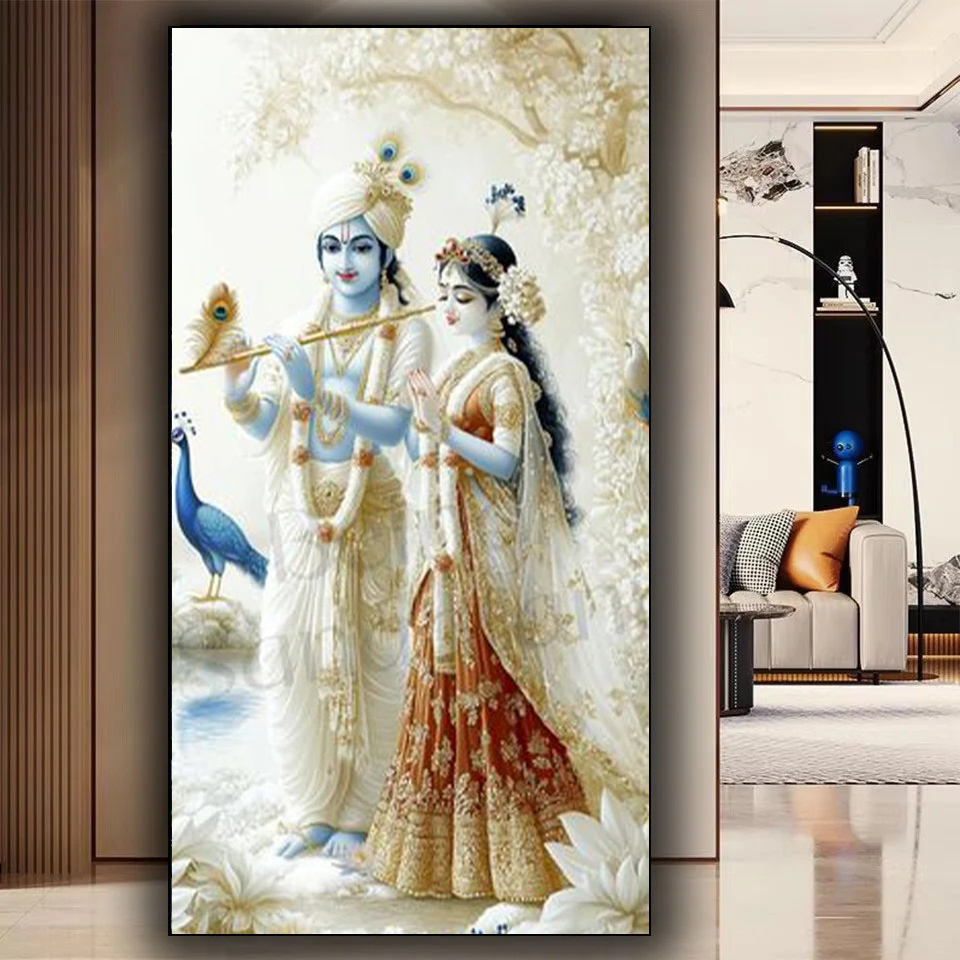 Lord India Radha Krishna Pasan - Resin Art Radha Krishna ulasan dan harga