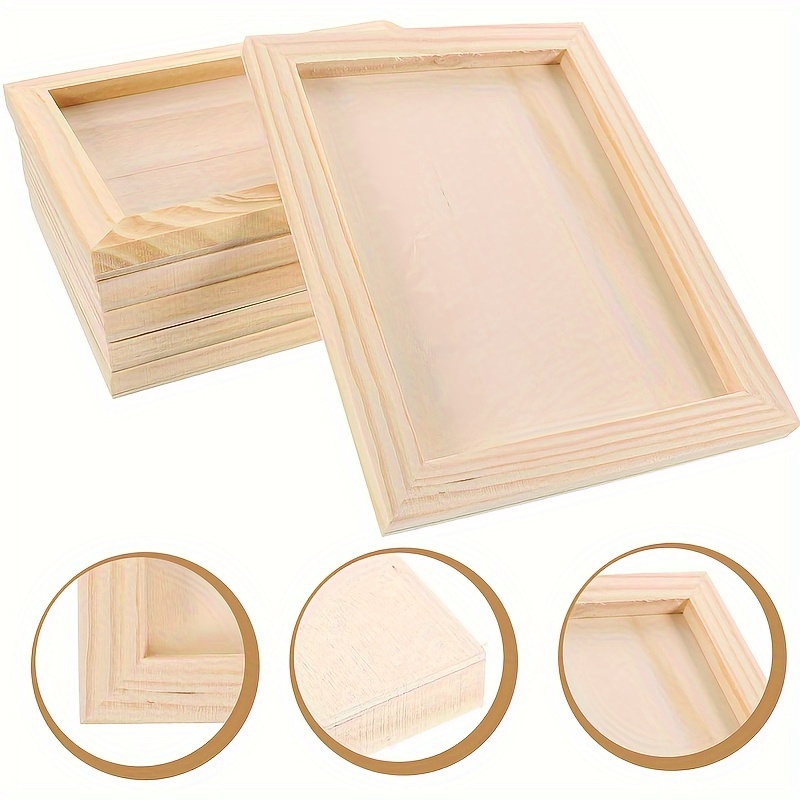 2 buah papan Panel kayu, papan - Resin Art Frame ulasan dan harga