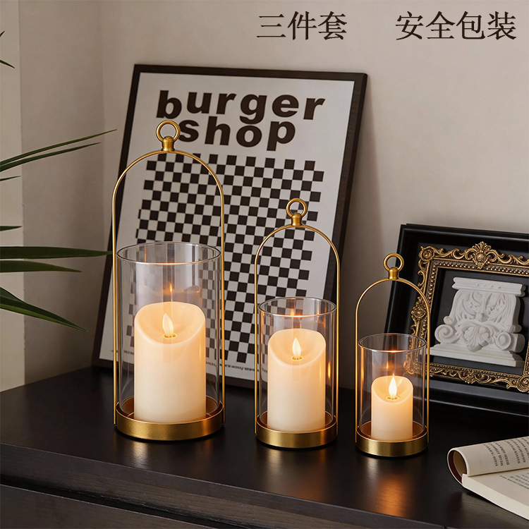 Lampu lilin besi seni gaya Ero - Resin Art Instagram ulasan dan harga