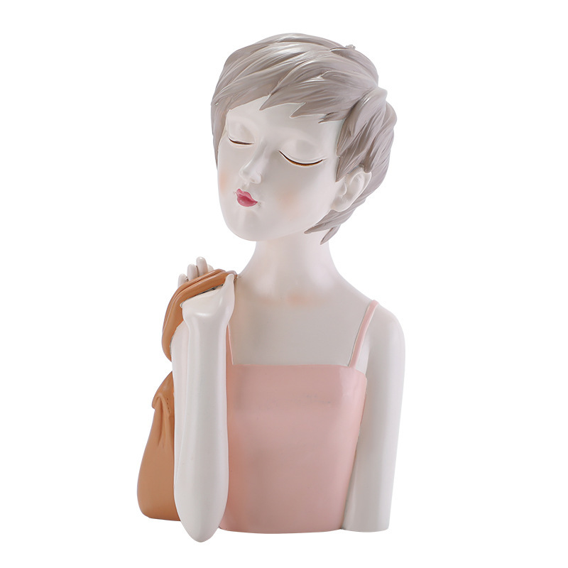 Patung Gadis Gaya Instagram -  - Resin Art Instagram ulasan dan harga