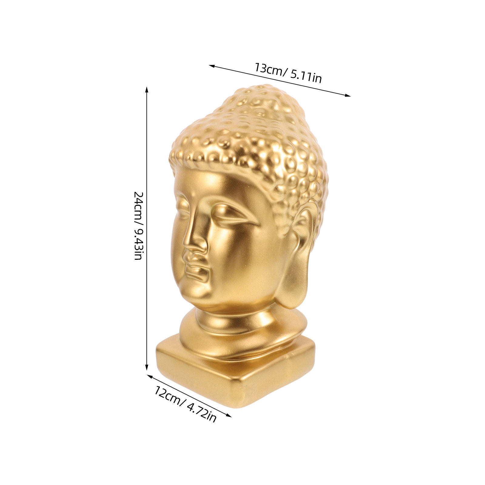 Patung Kepala Buddha Resin, Pa - Resin Art Decor ulasan dan harga
