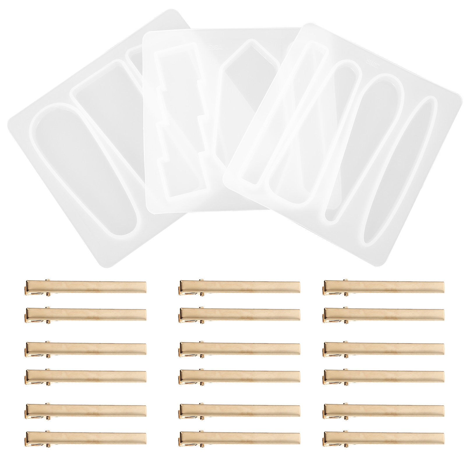1Set Cetakan Jepit Rambut Sili - Resin Art Diy ulasan dan harga
