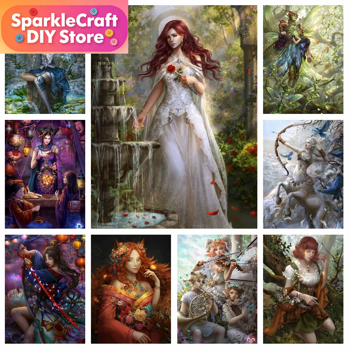 1 Buah Lukisan Berlian Penuh T - Resin Art Work ulasan dan harga