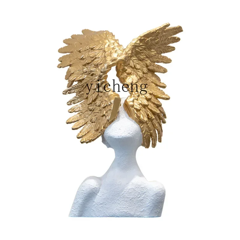 Ornamen sayap malaikat abstrak - Resin Art Decor ulasan dan harga