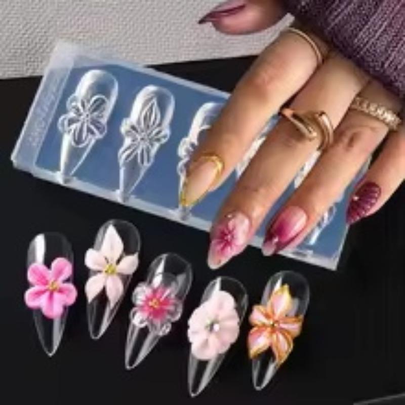 Cetakan Kuku Bunga Hibiscus 3D - Resin Art Using Flowers ulasan dan harga