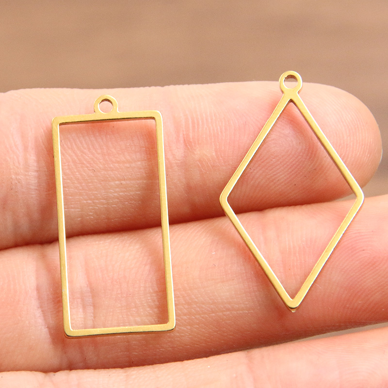 10 Buah 2 Warna Bingkai Baja T - Resin Art Frame ulasan dan harga