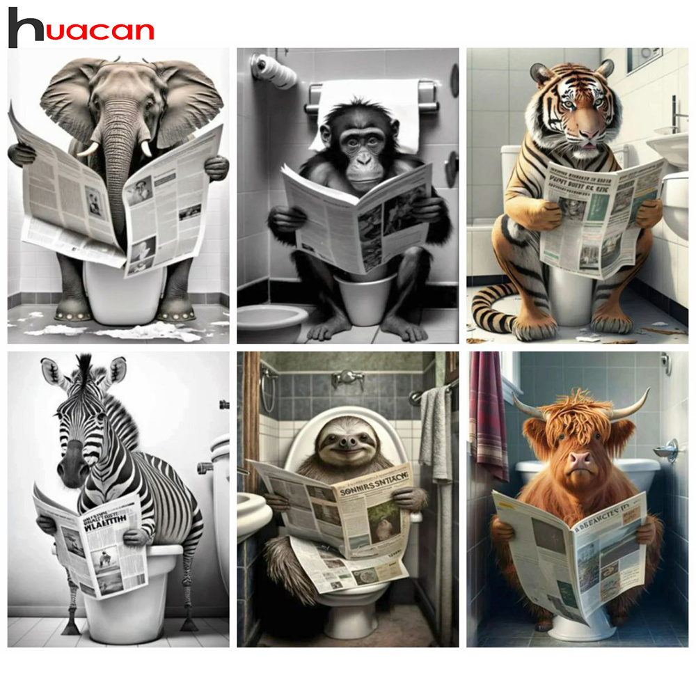 Huacan 5D Diy lukisan berlian  - Resin Art Wallpaper ulasan dan harga