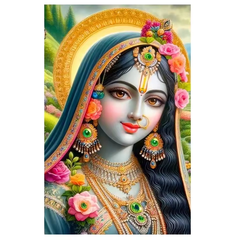 Indian Lord Radha Krishna pasa - Resin Art Radha Krishna ulasan dan harga