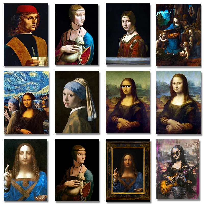 Karya Seni Terkenal Leonardo D - Resin Art Work ulasan dan harga
