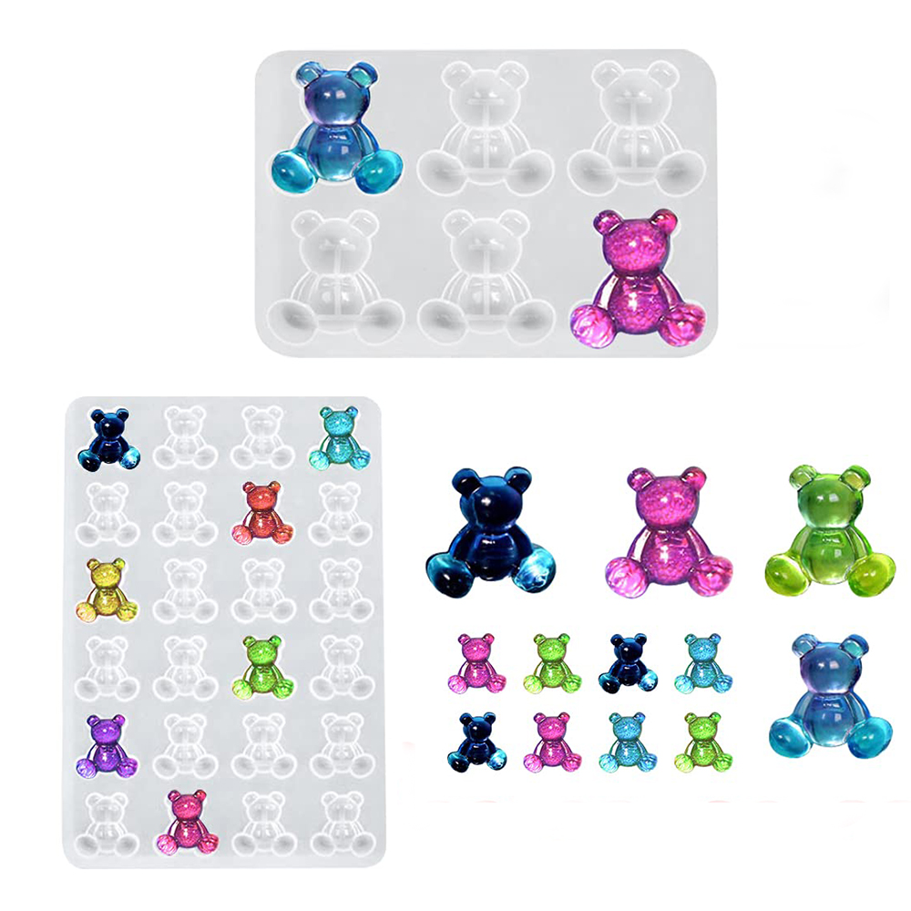 Cetakan Silikon Resin Beruang  - Resin Art Work ulasan dan harga
