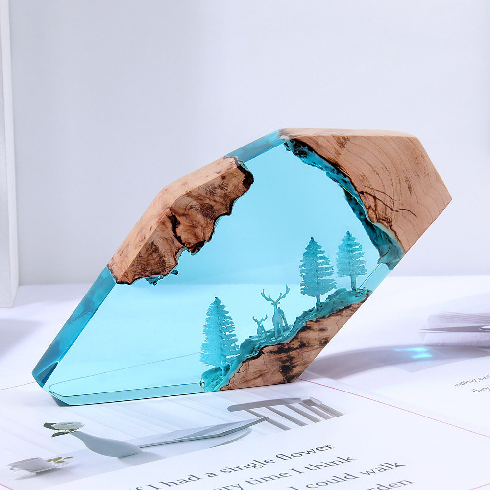 Ornamen Meja Peri Hutan Rusa,  - Resin Art Decor ulasan dan harga