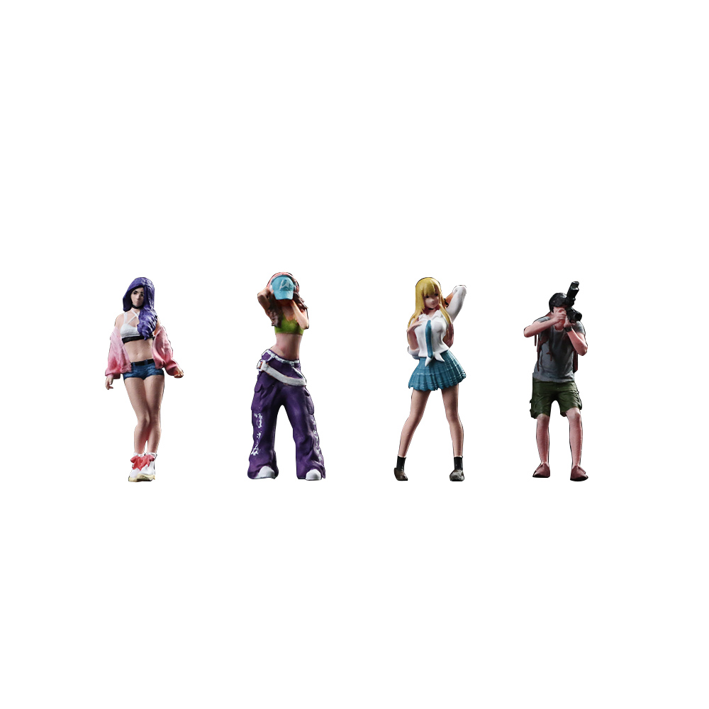 Set Figur Aksi More Art 1:64,  - Resin Art Decor ulasan dan harga